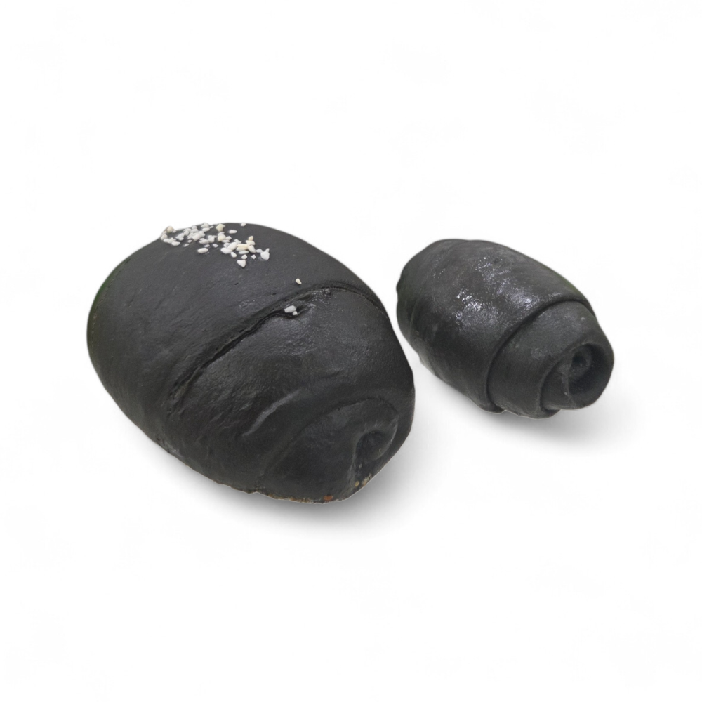 (생지)먹물 소금빵